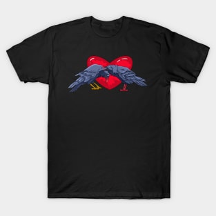 Ravens love heart T-Shirt